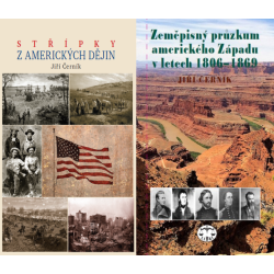 AMERIKA - Balíček (Střípky z amerických dějin +Zeměpisný průzkum amerického Západu v letech 1806-1869)